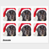Labrador Retriever Square Sticker (Vel)