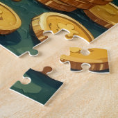 Labrador Retriever St Patrick’s Day Lucky Dog Legpuzzel (Zijkant)