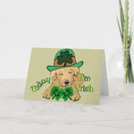 Labrador Retriever St. Patricks Day Kaart