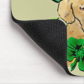 Labrador Retriever St. Patricks Day Muismat (Hoek)