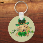 Labrador Retriever St. Patricks Day Sleutelhanger (Voorkant)