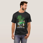 Labrador Retriever St Patricks Day Truck Shamrock T-shirt (Voorkant volledig)