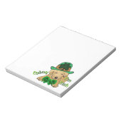 Labrador Retriever St Pattys Notitieblok (Linkerzijde)