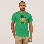 Labrador Retriever St Pattys T-shirt (Voorkant volledig)