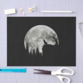 Labrador Retriever staan op berg Halloween Tissuepapier (Craft)