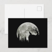 Labrador Retriever staande op berg Halloween Briefkaart (Voorkant / Achterkant)