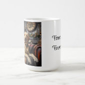 Labrador Retriever SteamPunk Christmas Mok Cup (Center)
