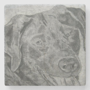 Labrador Retriever Stenen Onderzetter