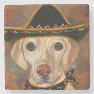 Labrador Retriever Stenen Onderzetter