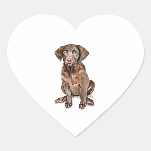 Labrador Retriever Sticker (Voorkant)