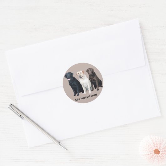 Labrador Retriever Sticker (Envelop)