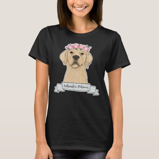 Labrador Retriever Sticker T-shirt (Voorkant)