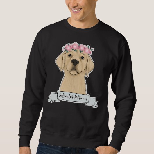 Labrador Retriever Sticker Trui (Voorkant)