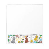 Labrador Retriever Sticky Note Pad Notitieblok (Voorkant)