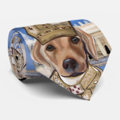 Labrador Retriever Stropdas (Opgerold)