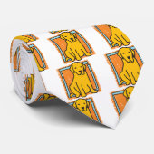 Labrador Retriever Stropdas (Opgerold)