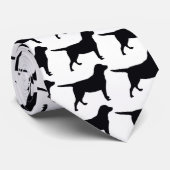 Labrador Retriever Stropdas (Opgerold)