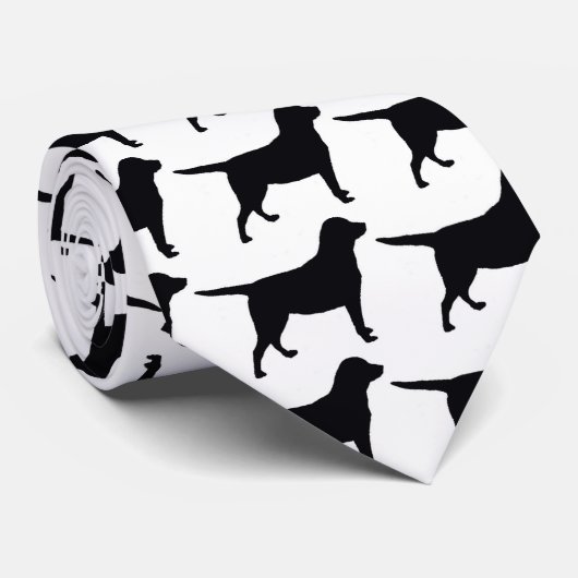 Labrador Retriever Stropdas (Opgerold)