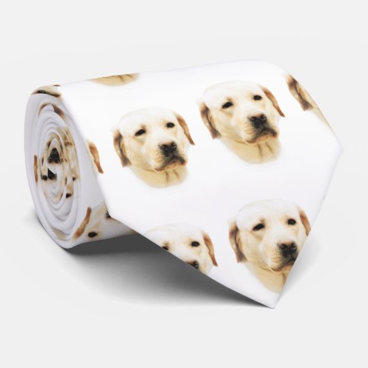 Labrador Retriever Stropdas (Opgerold)