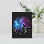 Labrador Retriever Suicide Awareness Pet Lovers Fa Briefkaart (Staand voorkant)