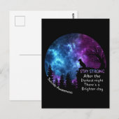 Labrador Retriever Suicide Awareness Pet Lovers Fa Briefkaart (Voorkant / Achterkant)