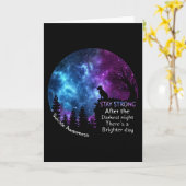 Labrador Retriever Suicide Awareness Pet Lovers Fa Kaart (Gele Bloem)