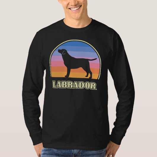 Labrador Retriever Sunset Dog T-shirt (Voorkant)