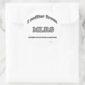 Labrador Retriever-syndroom - Sticker (Tas)