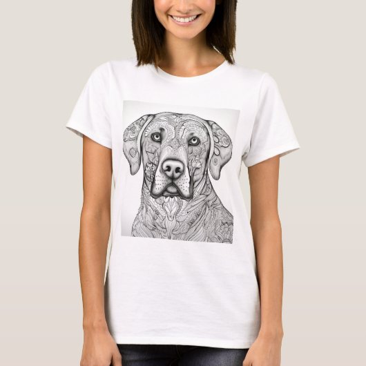 Labrador Retriever T-shirt (Voorkant)