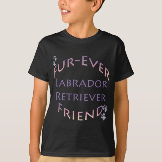 Labrador Retriever T-shirt (Voorkant)