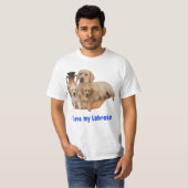 Labrador Retriever T-shirt (Voorkant volledig)