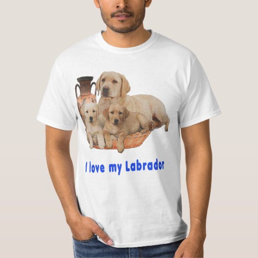 Labrador Retriever T-shirt (Voorkant)