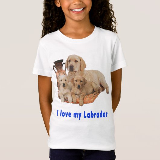 Labrador Retriever T-shirt (Voorkant)