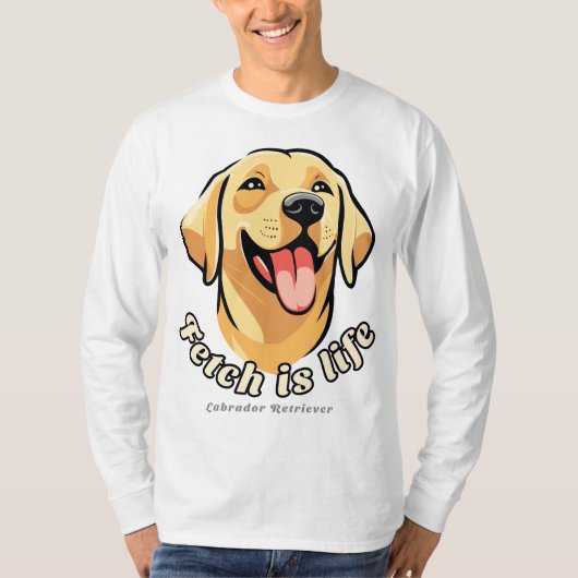 Labrador Retriever T-shirt (Voorkant)