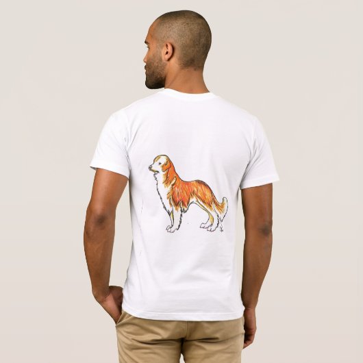 Labrador Retriever T-shirt (Achterkant volledig)