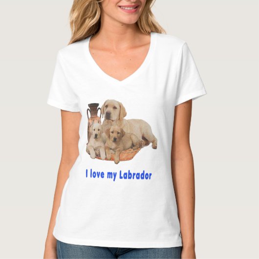 Labrador Retriever T-shirt (Voorkant)