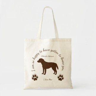 Labrador Retriever tas voor jou en je hond トートバッグ