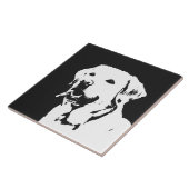 Labrador Retriever Tegeltje (Zijkant)