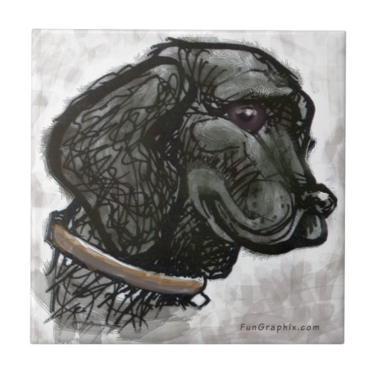 Labrador Retriever Tegeltje (Voorkant)