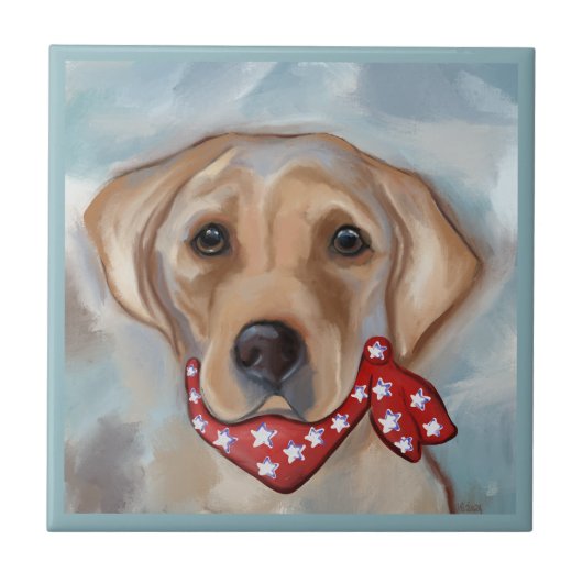 LABRADOR RETRIEVER TEGELTJE (Voorkant)