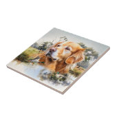 Labrador Retriever Tegeltje (Zijkant)