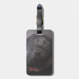 Labrador Retriever Tekening Bagagelabel
