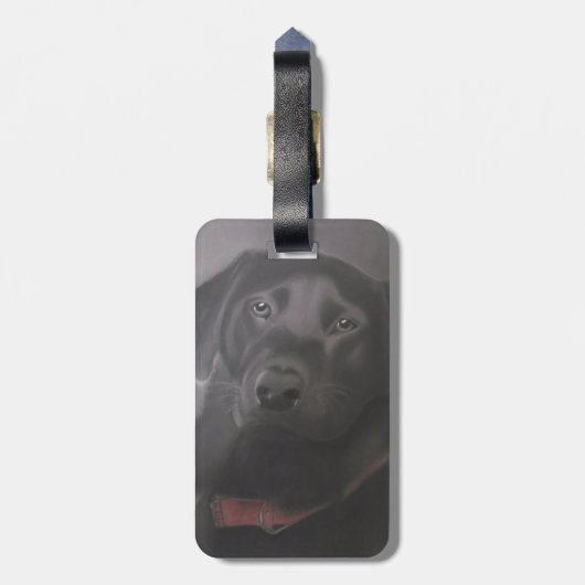 Labrador Retriever Tekening Bagagelabel (Achterkant verticaal)