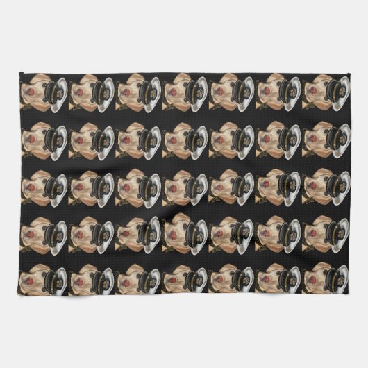 Labrador Retriever Theedoek (Horizontaal)