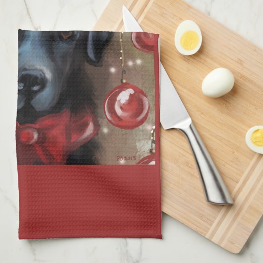 Labrador Retriever  Theedoek (Quarter Fold)