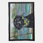 Labrador Retriever Theedoek (Verticaal)