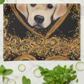 Labrador Retriever Theedoek (Gevouwen)