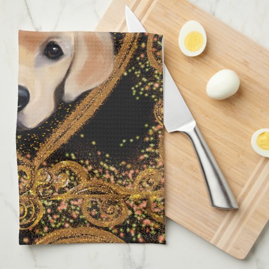 Labrador Retriever Theedoek (Quarter Fold)