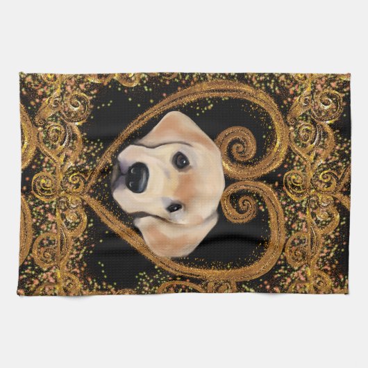 Labrador Retriever Theedoek (Horizontaal)