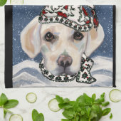 Labrador Retriever    Theedoek (Gevouwen)